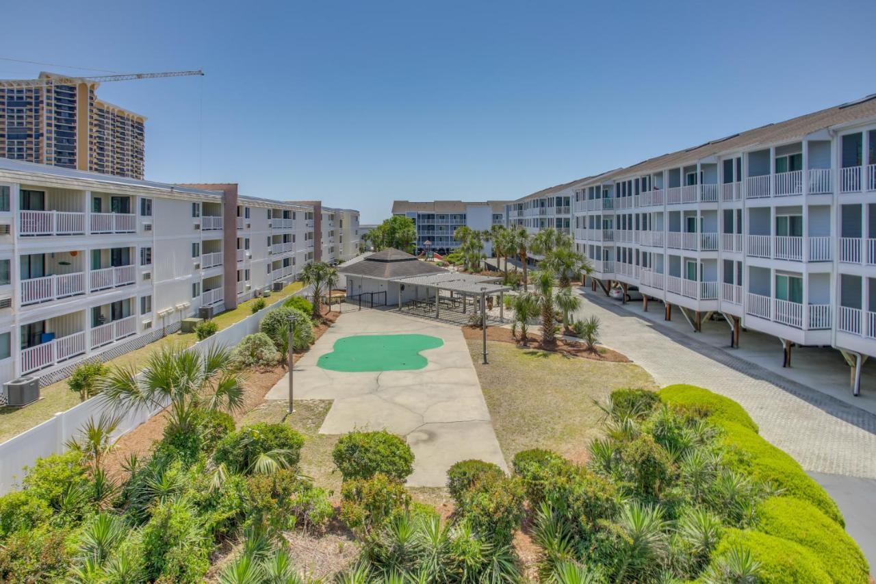 Myrtle Beach Condo With Screened Deck Walk To Beach Extérieur photo