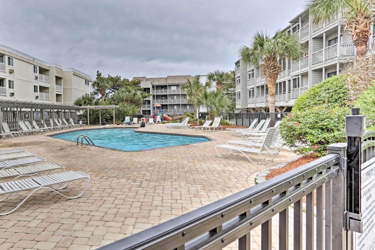 Myrtle Beach Condo With Screened Deck Walk To Beach Extérieur photo